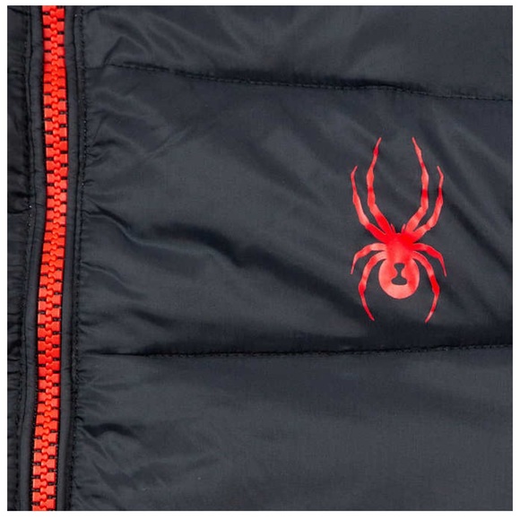 Spyder Youth Boys Puffer Jacket, Black ( EXTRA SMALL ) - Picture 4 of 8